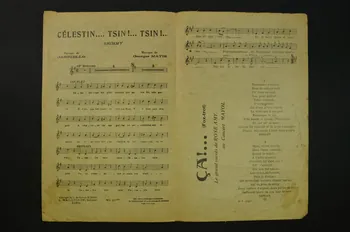 J. Gabriello ; Georges Matis ; Maurice Chevalier ; Rose Amy ; Max-Rogé ; L. Maillochon chanson petit format 1924 1966.122.17  Photo Mucem