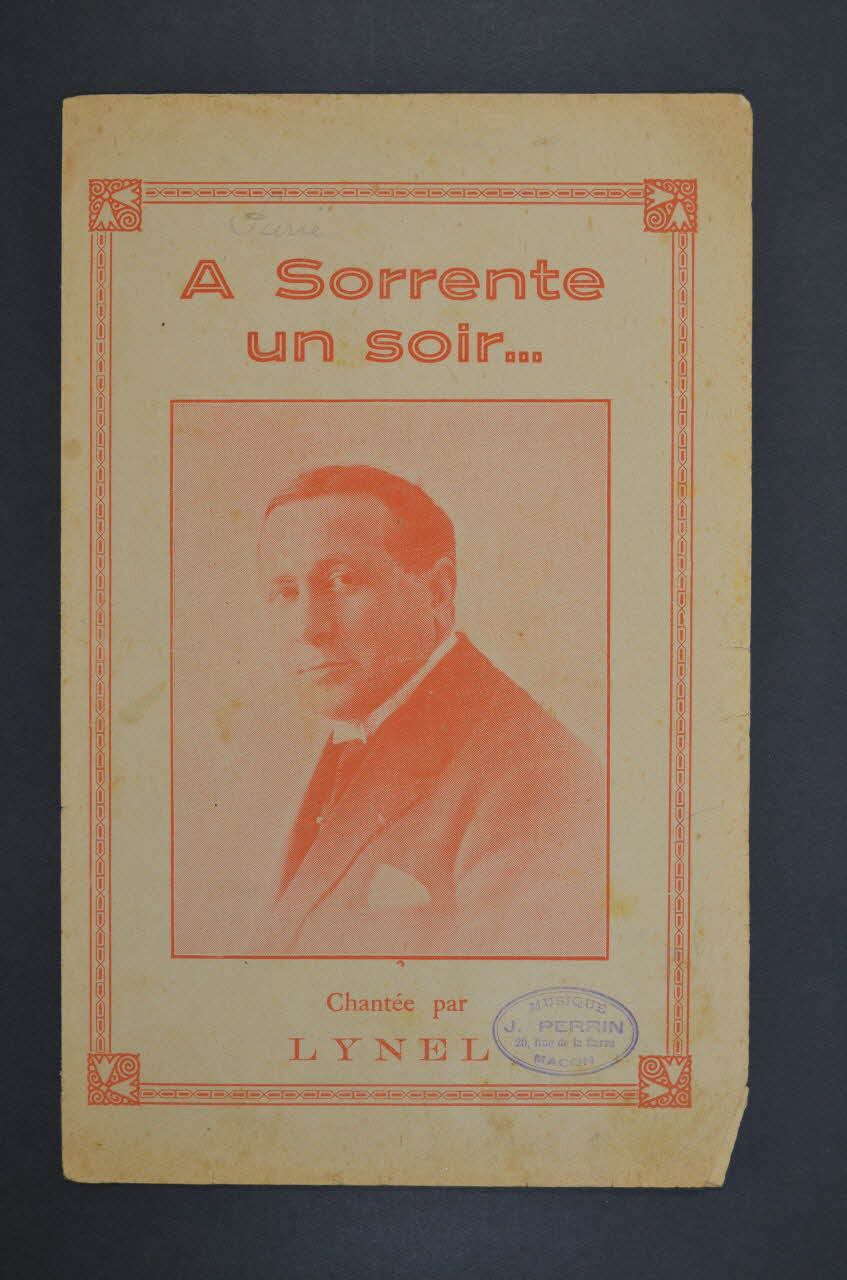 chanson petit format 1966.122.21 Photo Mucem