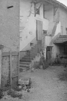 Duchemin photographie Escalier à rampe de fer Bourgogne, France 1937/9/14 Ph.1937.2916 Photo