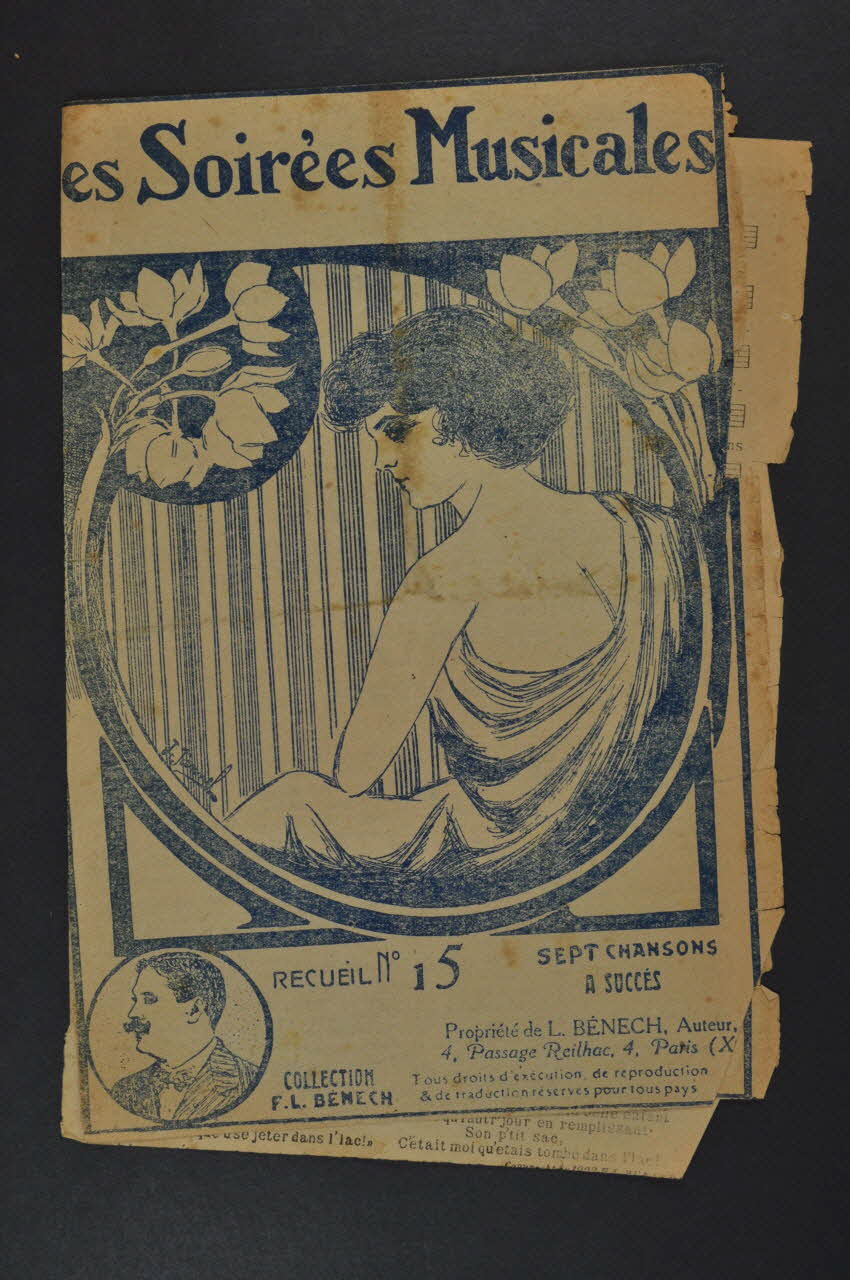 Ernest Dumont ; Ferdinand Louis Bénech chanson petit format Île-de-France, France 1914 1966.122.36 Photo Mucem