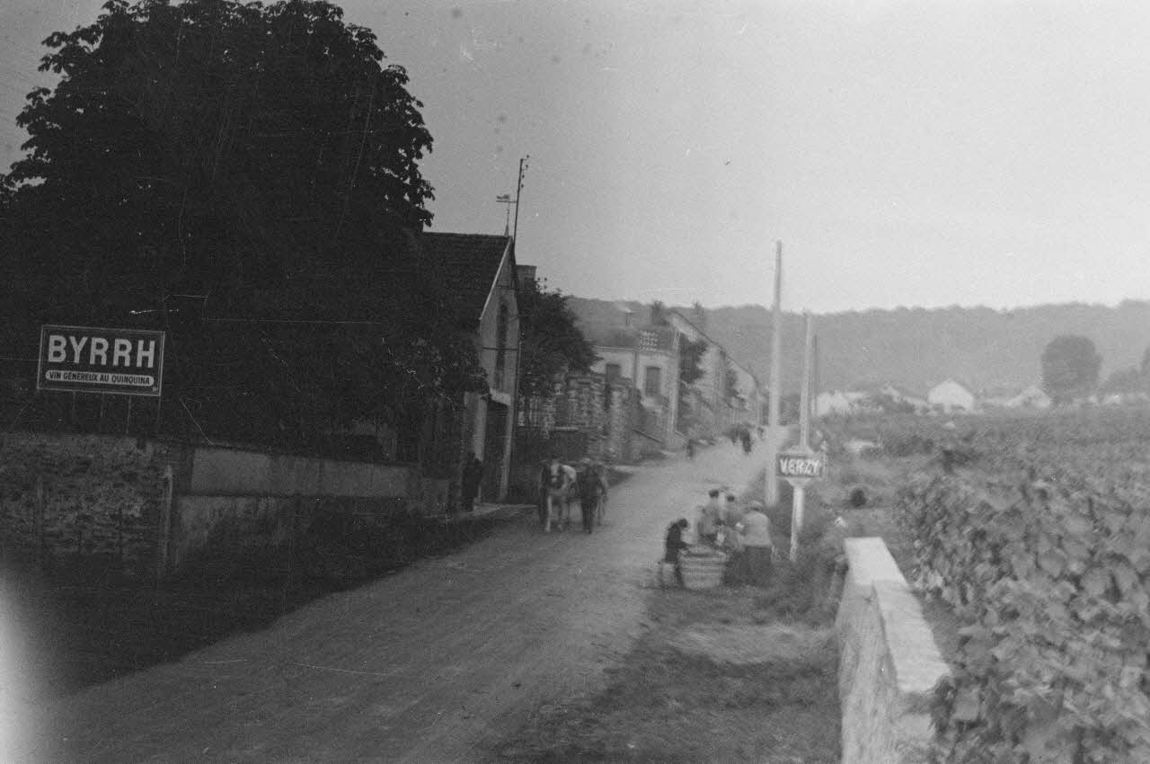 Duchemin photographie Route d'accès aux vignobles Champagne-Ardenne, France 1937/9/23 Ph.1937.3064 Photo