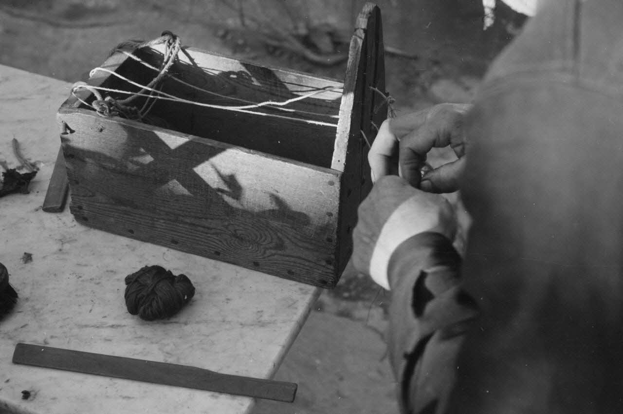 Marcel Maget photographie MNATP. Mission de Marcel Maget et André Varagnac en Provence (novembre 1938) Provence-Alpes-Côte d'Azur, France 1939/11/1 Ph.1939.1.593 Photo Mucem / Marcel Maget