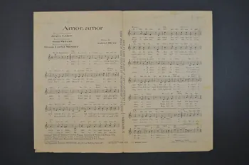 Jacques Larue ; Gabriel Ruiz ; Tino Rossi ; Victoria Marino ; Méridian, Les Nouvelles éditions; chanson petit format Île-de-France, France 1941 1966.122.44 Photo Mucem
