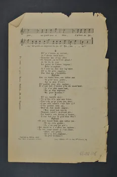 Ferdinand Louis Bénech ; Désiré Berniaux ; Félix Mayol ; Charles Mayol chanson petit format Île-de-France, France 1907 1965.138.116 Photo Mucem
