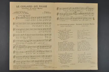 André de Badet ; Cesare A. Bixio ; Lys Gauty ; Editions Musicales Bourcier; chanson petit format 1932 1966.122.5 Photo Mucem
