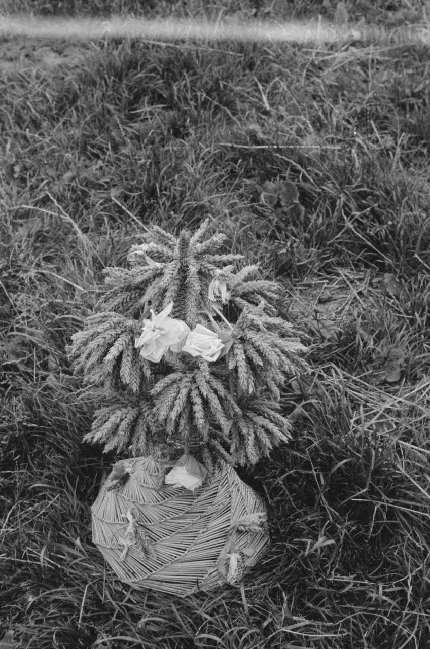 Heinz Lehmann photographie Chez le maire du village. Bouquet de moisson Haute-Normandie, France 1936/6/27 Ph.1936.638  Photo