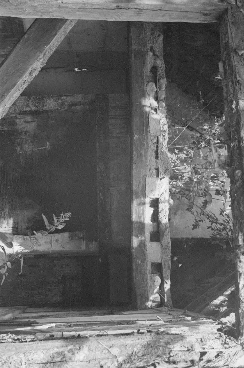 Heinz Lehmann photographie Ferme de Monsieur Bourcier. Chaumière en ruines Basse-Normandie, France 1936/6/28 Ph.1936.675 Photo