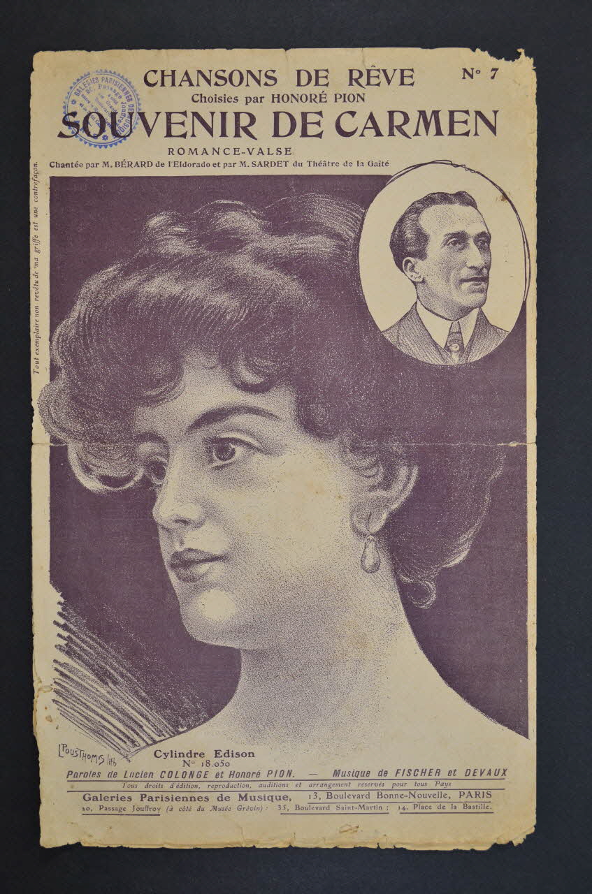 chanson petit format 1965.138.12 Photo Mucem