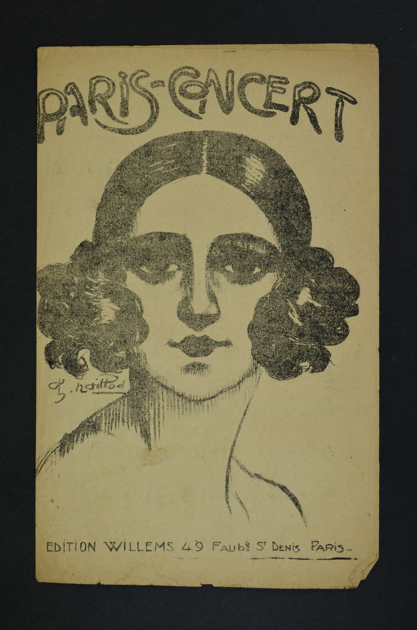 Louis Despax ; Pierre Codini ; Romain Desmoulins ; Lucien Dommel ; Edgar Willems chanson petit format Île-de-France, France 1919 1966.123.12 Photo Mucem