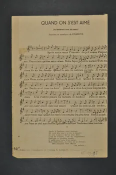 chanson petit format 1965.138.125  Photo Mucem