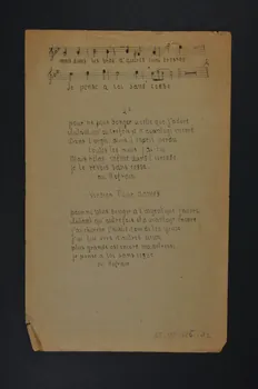 chanson petit format 1965.138.126 Photo Mucem