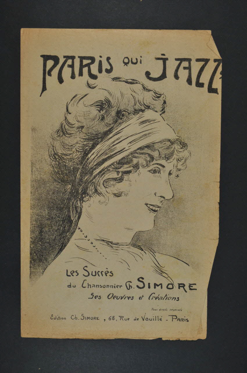 Léopold Giannini ; Charles Simore ; Houssat-Bordanave chanson petit format Île-de-France, France 1910 1966.123.20 Photo Mucem
