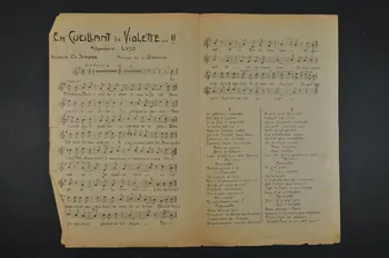 Léopold Giannini ; Charles Simore ; Houssat-Bordanave chanson petit format Île-de-France, France 1910 1966.123.20 Photo Mucem