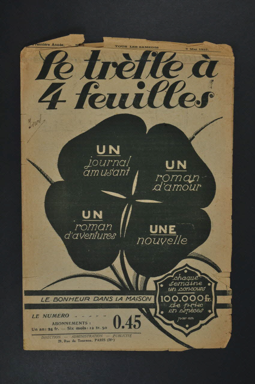 chanson petit format 1966.123.24 Photo Mucem