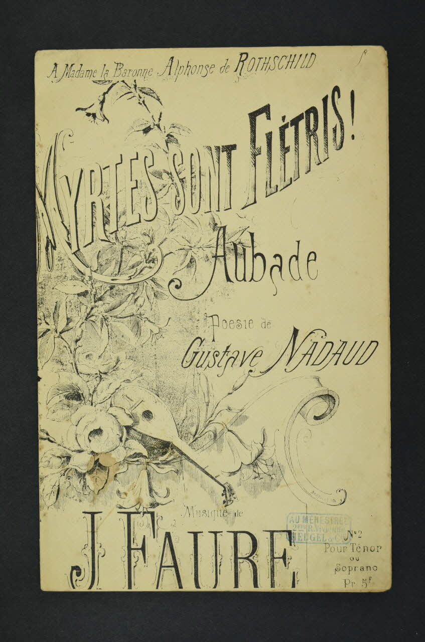 Valentin Tarault ; Henri Christiné ; Henri Bataille ; Resse chanson petit format 1909 1966.123.3 Photo Mucem