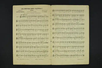 Valentin Tarault ; Henri Christiné ; Henri Bataille ; Resse chanson petit format 1909 1966.123.3 Photo Mucem