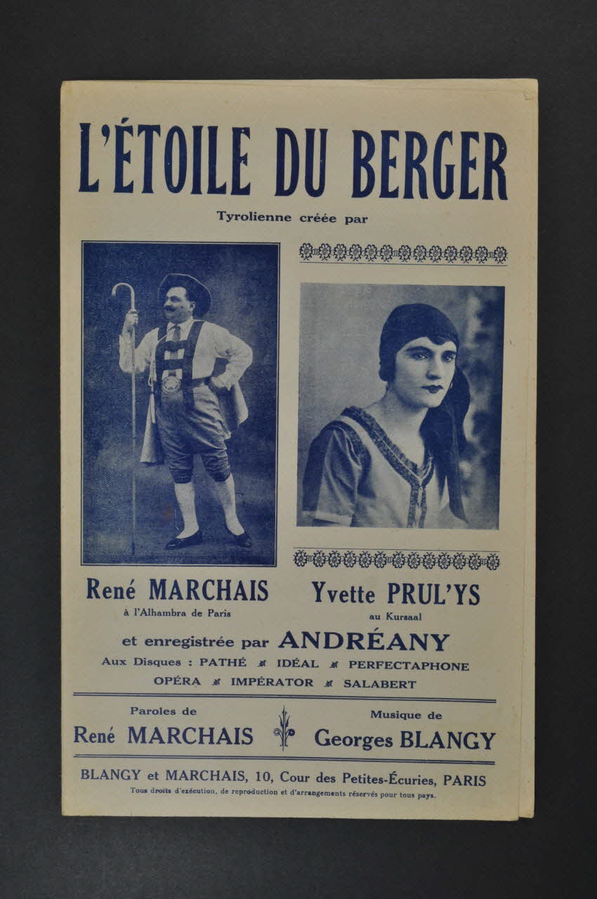 chanson petit format 1966.123.31 Photo Mucem