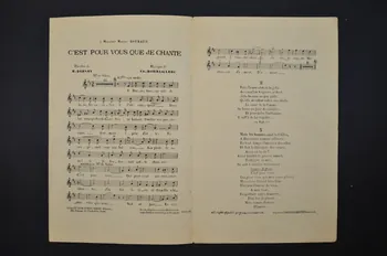 chanson petit format 1965.138.14 Photo Mucem