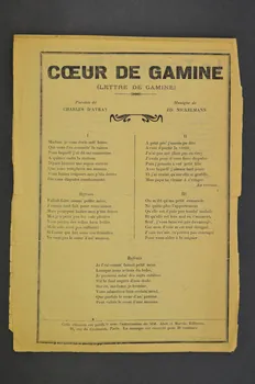 chanson petit format 1965.138.144 Photo Mucem