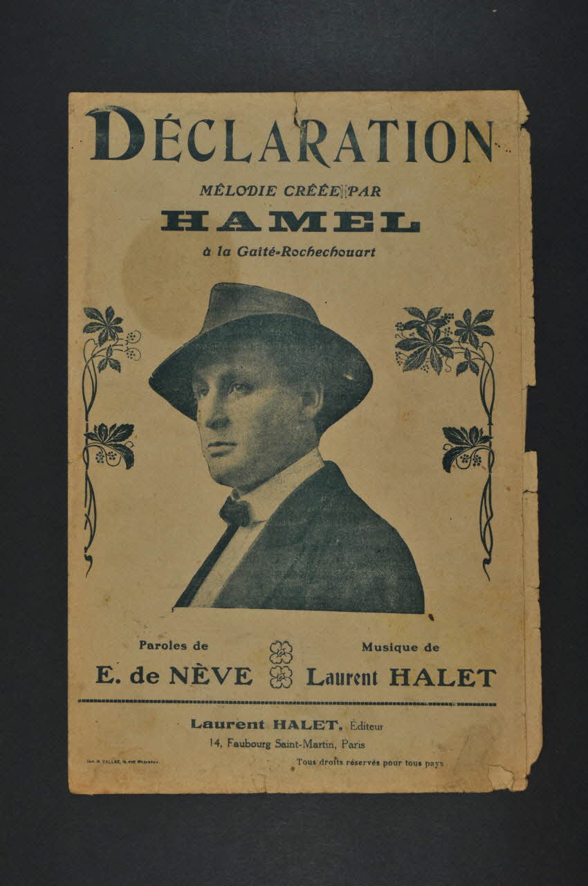 chanson petit format 1966.123.44 Photo Mucem