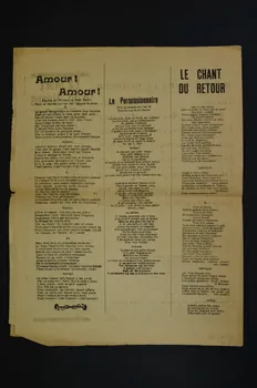 partition de musique La mort d'un héros 1965.138.159 Photo Mucem