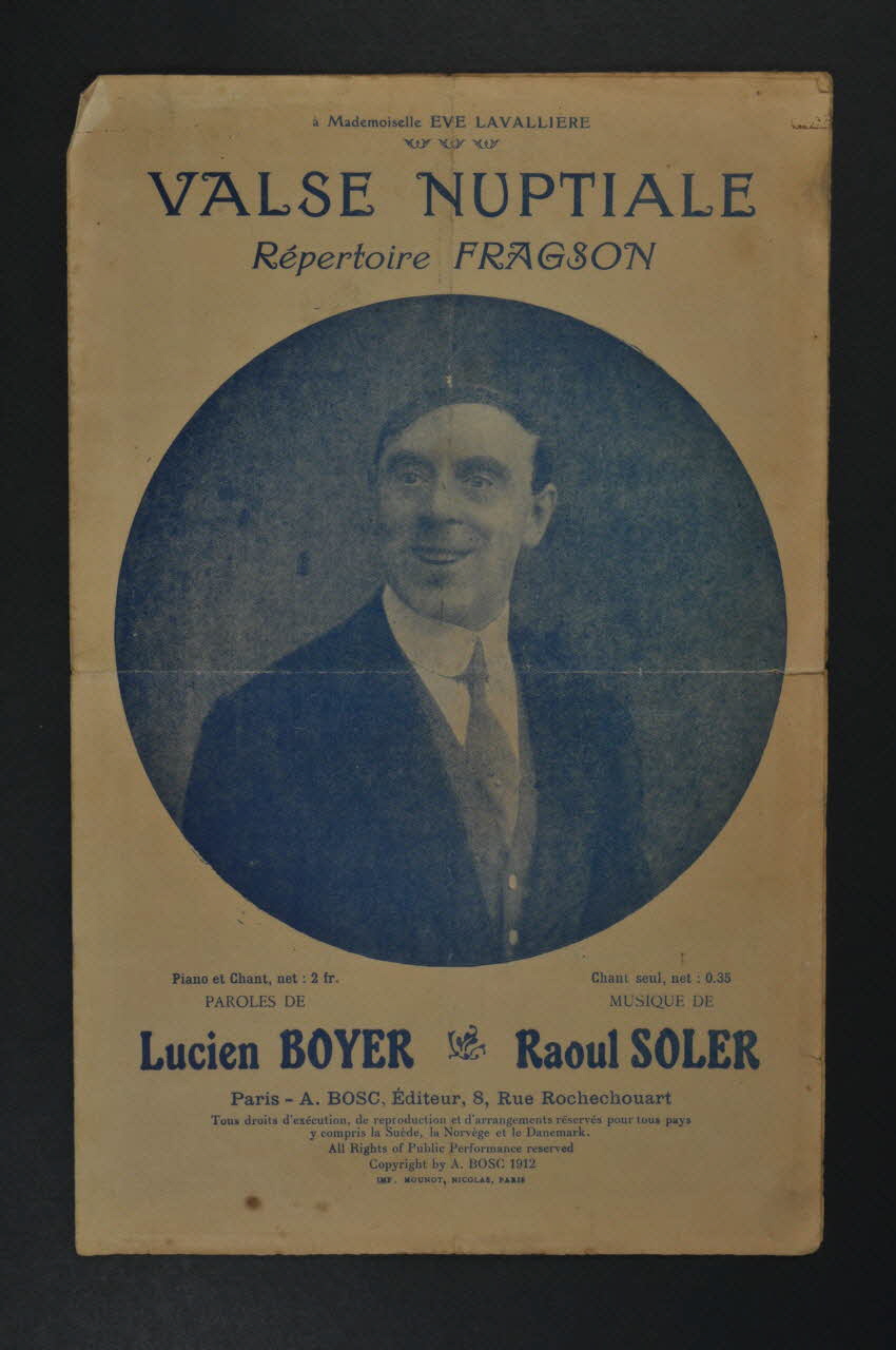 chanson petit format 1966.123.51 Photo Mucem