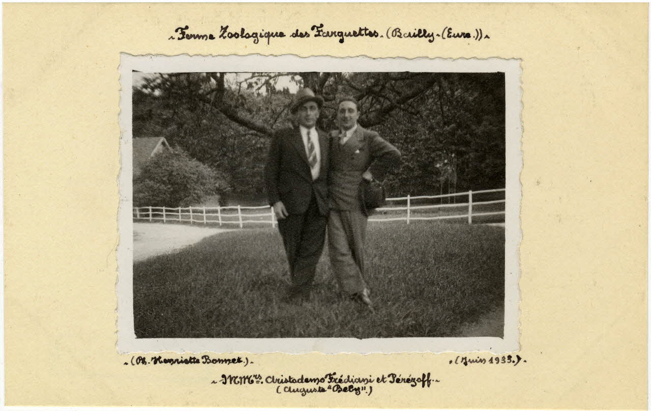 Henriette Bonnet photographie Album n°17 du fonds Soury Haute-Normandie, France 1933/06/01 Sou.17.55.1 Photo