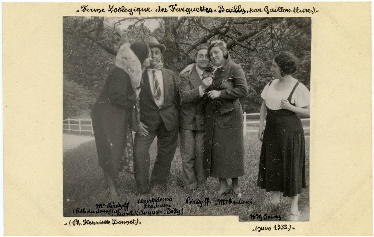 Henriette Bonnet photographie Album n°17 du fonds Soury Haute-Normandie, France 1933/06/01 Sou.17.55.2 Photo