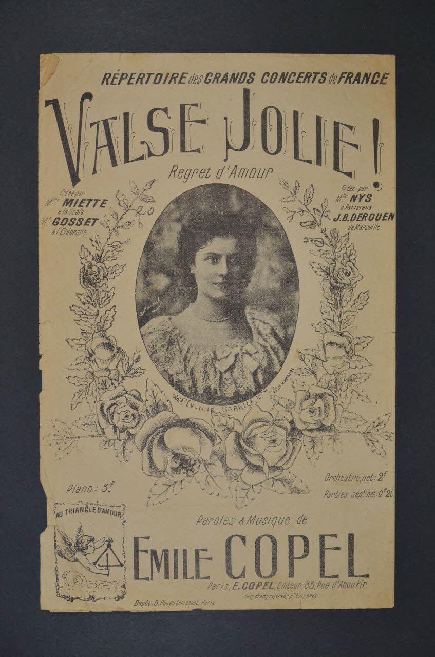 chanson petit format 1965.138.17 Photo Mucem