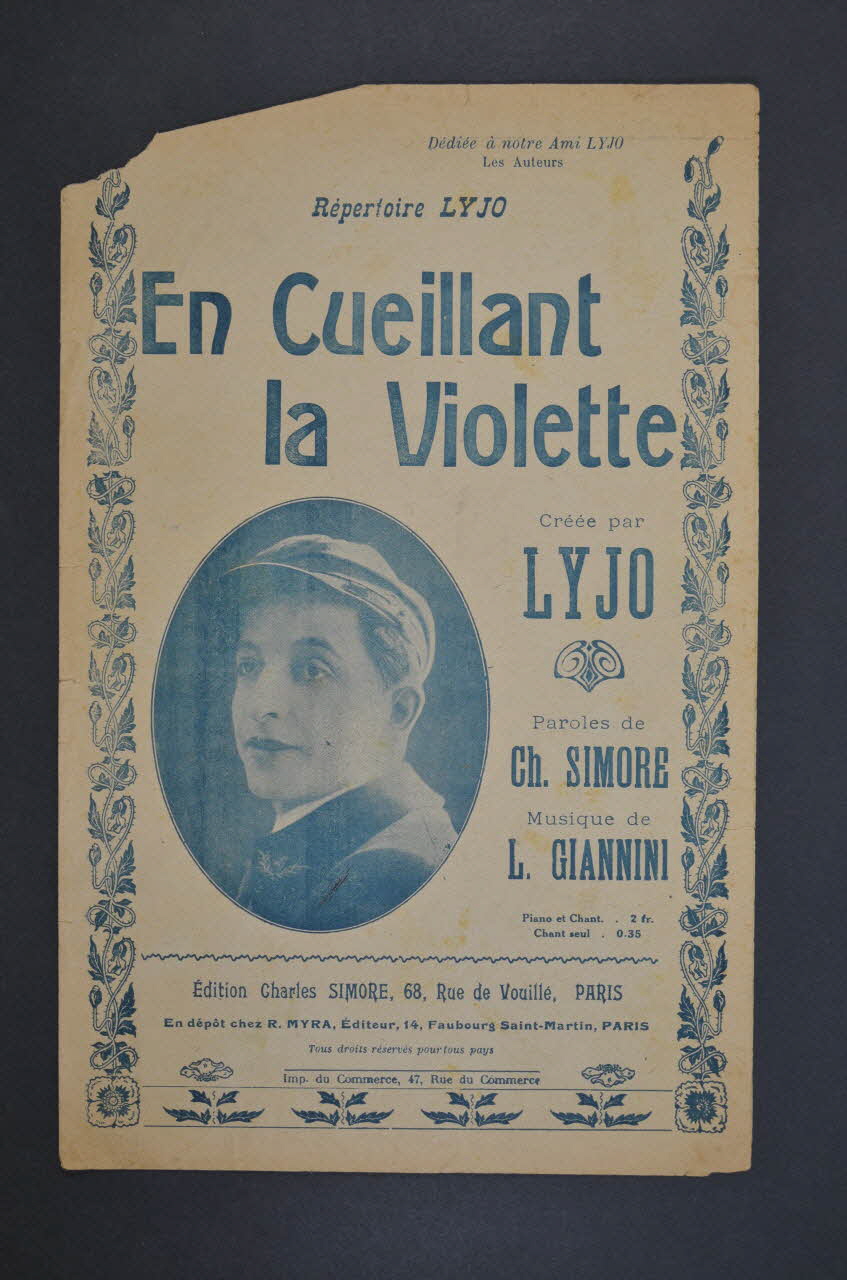 chanson petit format 1966.123.53 Photo Mucem