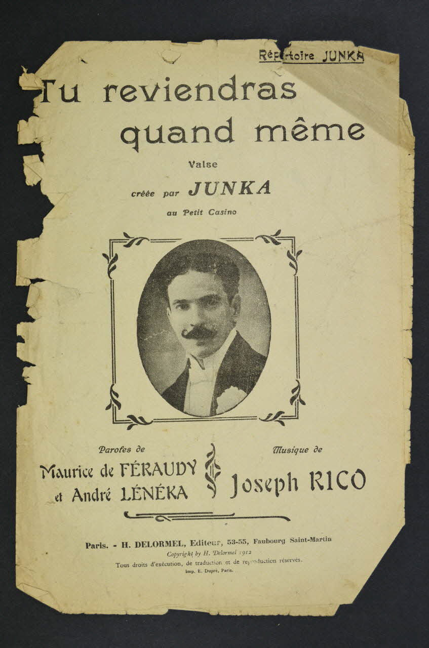 chanson petit format 1965.138.18 Photo Mucem