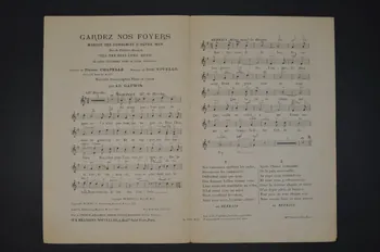 Pierre Chapelle ; Ivor Novello ; Paul Gesky ; Aux Mélodies Nouvelles chanson petit format Île-de-France, France 1914 1966.123.55 Photo Mucem