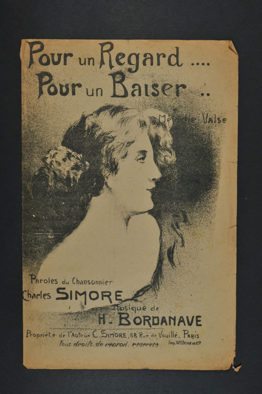 chanson petit format 1966.123.5 Photo Mucem