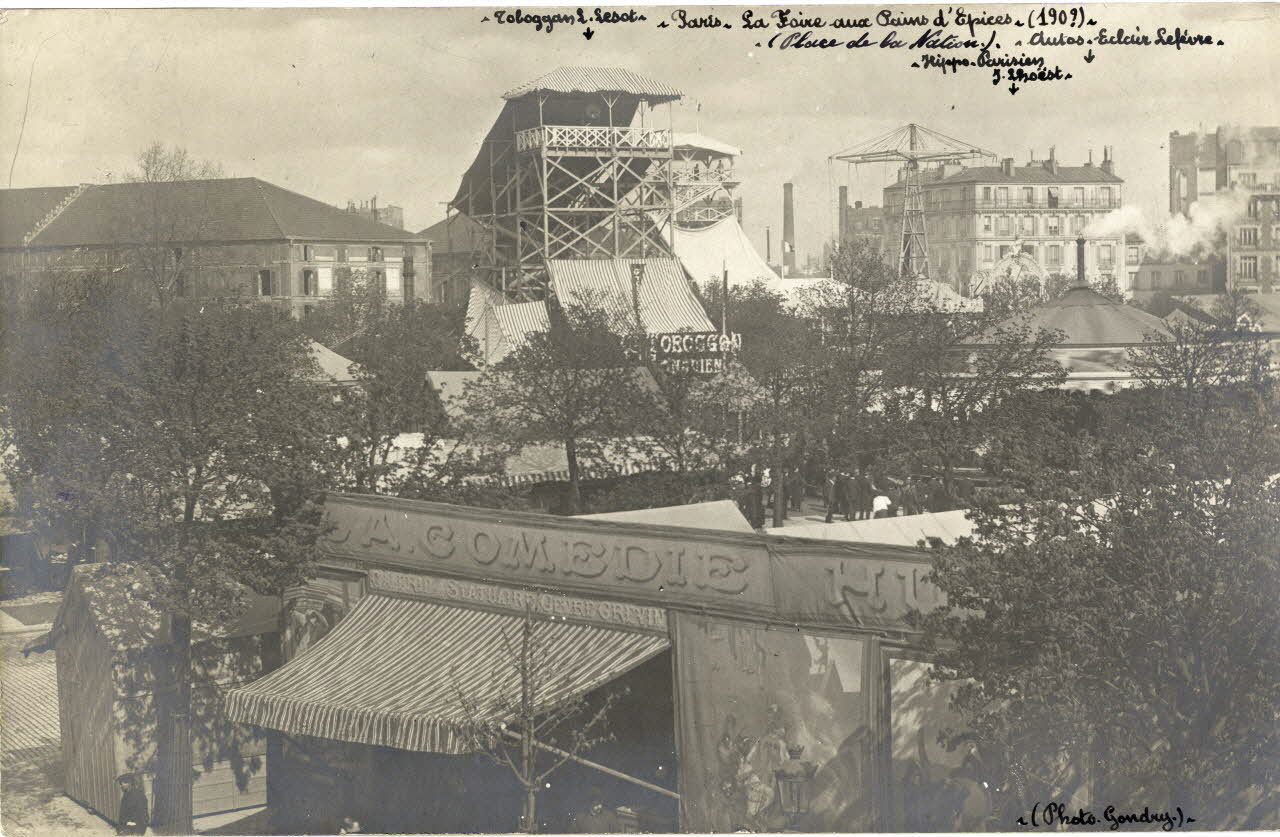 Gondry photographie Album n°3 du fonds Soury Ile-de-France, France 1895-1905 Sou.3.10.1 Photo