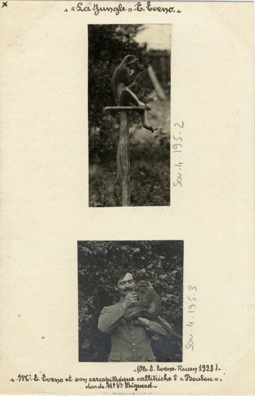 Edouard Eveno photographie Album n°4 du fonds Soury Haute-Normandie, France 1923 Sou.4.195.3 Photo