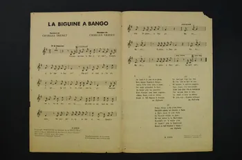 Charles Trénet ; Raoul Breton chanson petit format Île-de-France, France 1937 1966.124.10  Photo Mucem