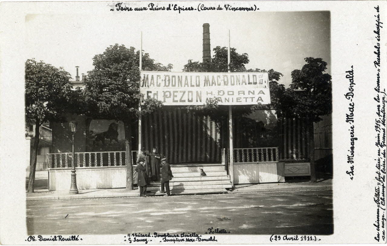 Daniel Rouillé photographie Album n°5 du fonds Soury Ile-de-France, France 1911/04/29 Sou.5.110.1 Photo