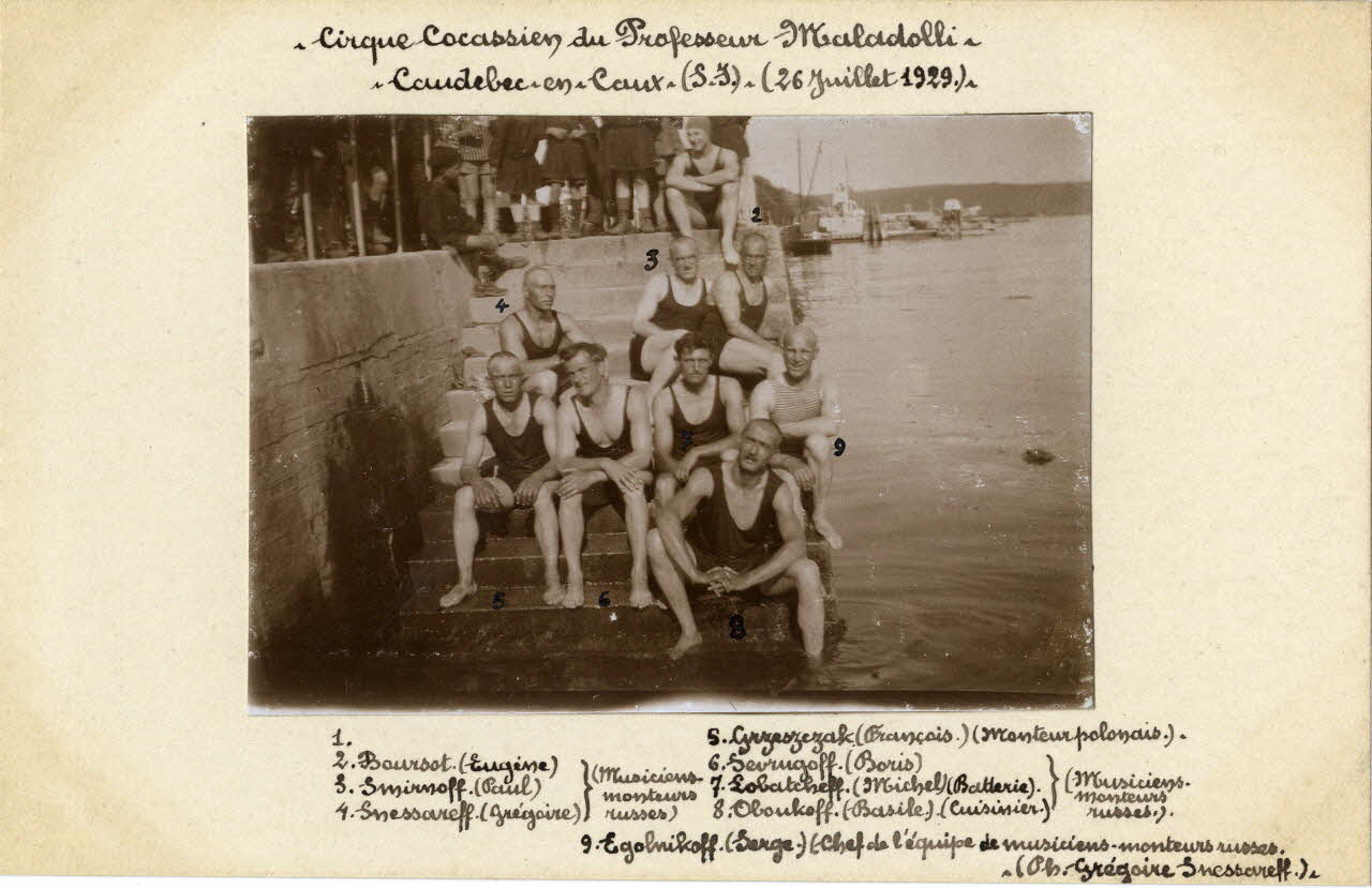 Grégoire Snessareff photographie Album n°5 du fonds Soury Haute-Normandie, France 1929/07/28 Sou.5.56.2 Photo