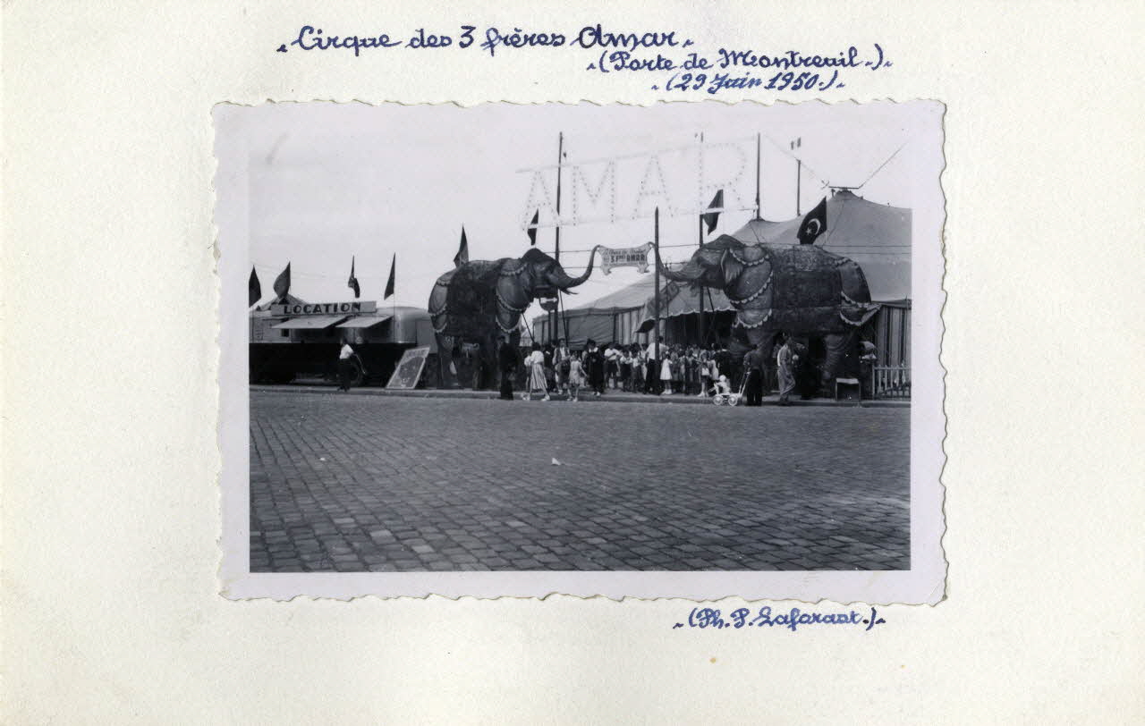 P. Laforast photographie Album n°5 du fonds Soury Ile-de-France, France 1950/06/29 Sou.5.66.2 Photo