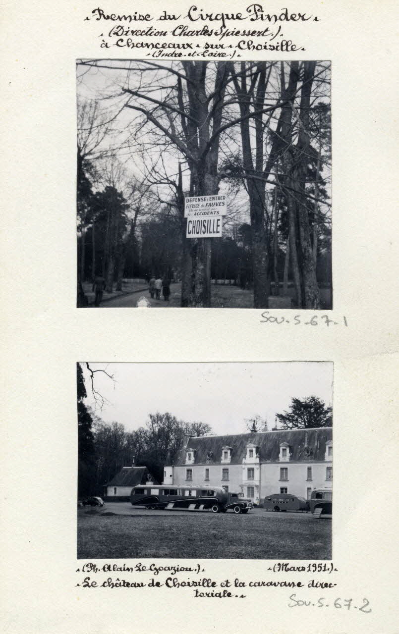 Alain Le Goaziou photographie Album n°5 du fonds Soury Centre, France 1951/03/01 Sou.5.67.2 Photo