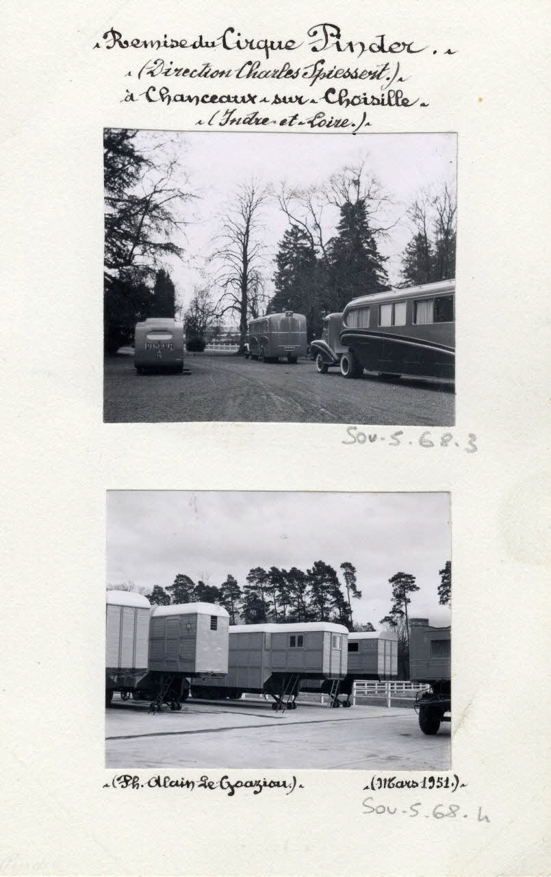Alain Le Goaziou photographie Album n°5 du fonds Soury Centre, France 1951/03/01 Sou.5.68.4 Photo