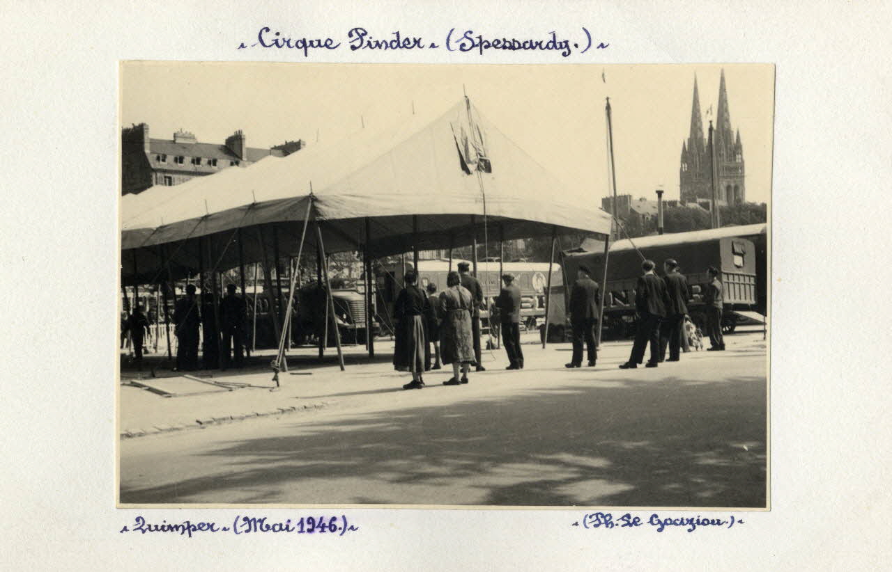 Alain Le Goaziou photographie Album n°5 du fonds Soury Bretagne, France 1946/05/01 Sou.5.72.2 Photo