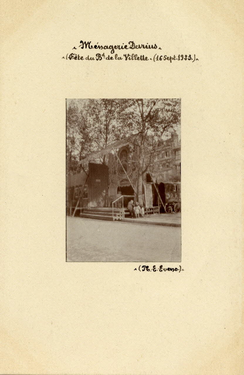 Edouard Eveno photographie Album n°5 du fonds Soury Ile-de-France, France 1923/09/16 Sou.5.89.1 Photo