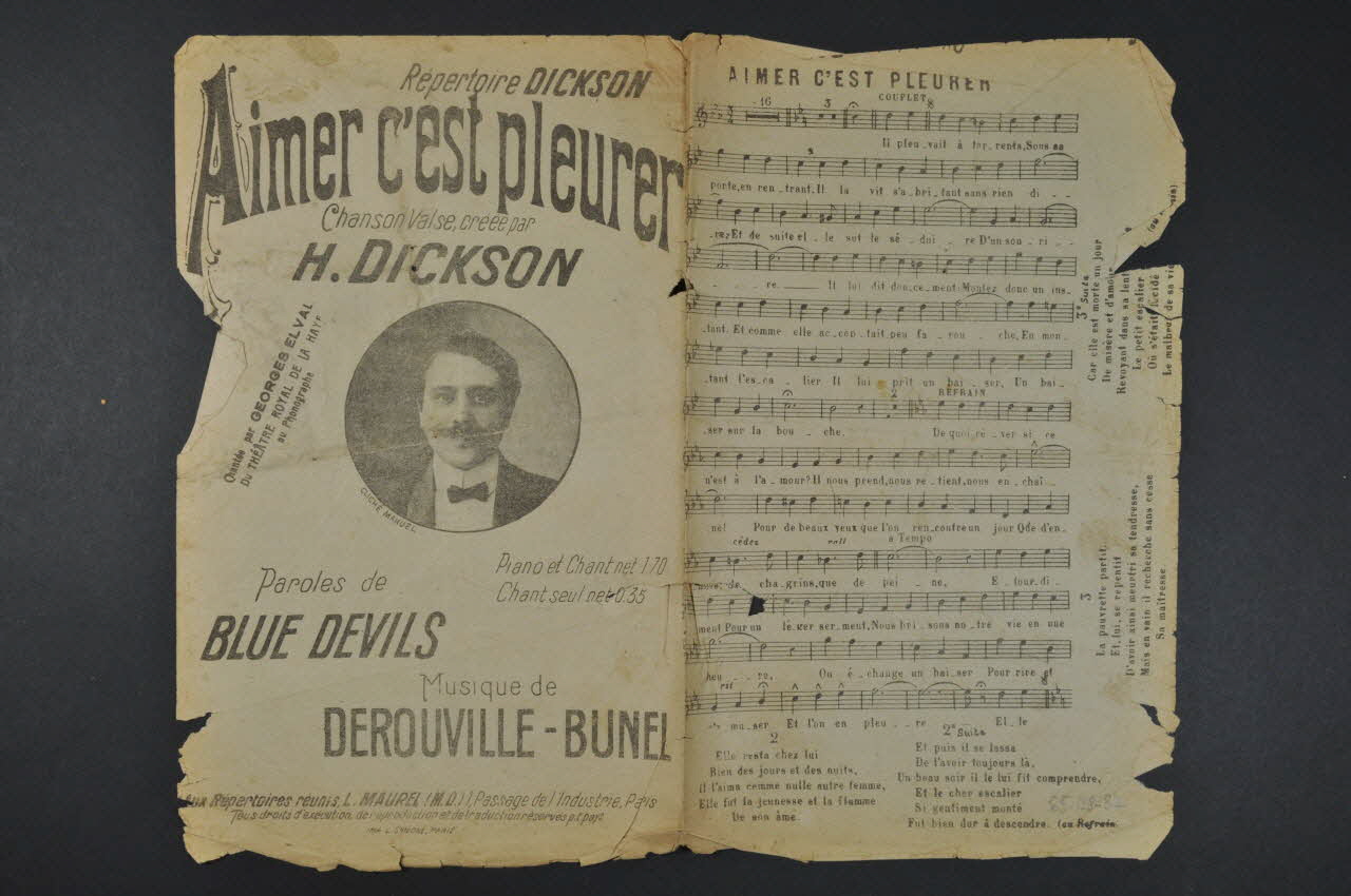 chanson petit format 1965.138.32 Photo Mucem