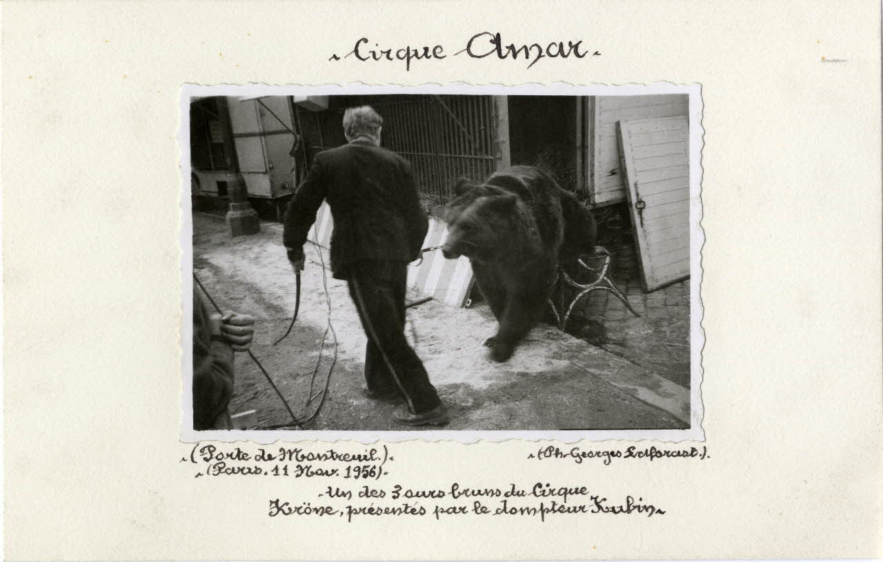 Georges Laforast photographie Album n°6 du fonds Soury Ile-de-France, France 1956/03/11 Sou.6.1.2 Photo