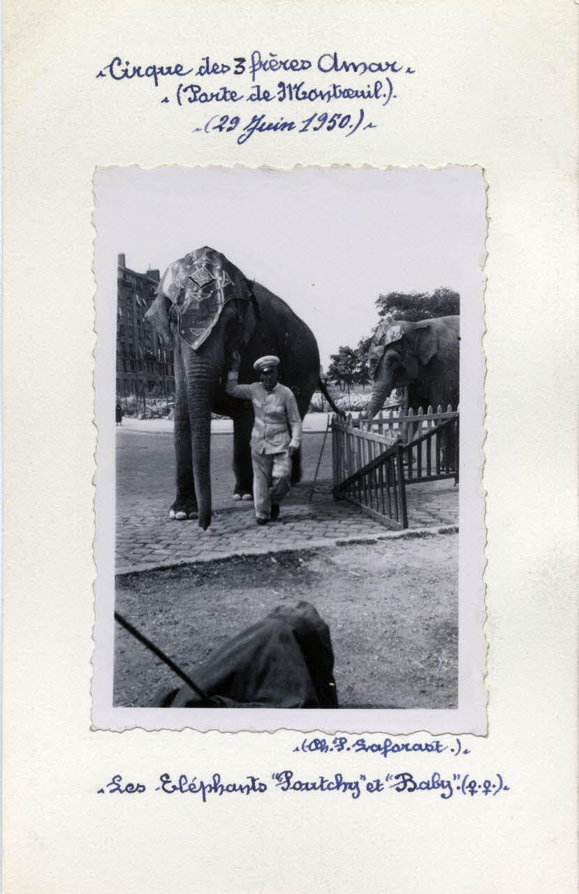 P. Laforast photographie Album n°6 du fonds Soury Ile-de-France, France 1950/06/29 Sou.6.5.2 Photo