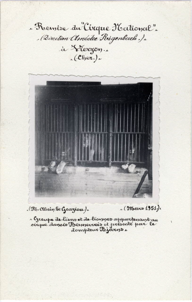 Alain Le Goaziou photographie Album n°6 du fonds Soury Centre, France 1951/03/01 Sou.6.81.2 Photo