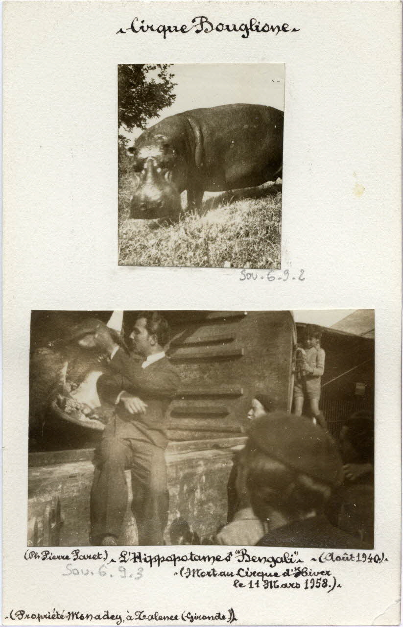 Pierre Paret photographie Album n°6 du fonds Soury Aquitaine, France 1940/08/01 Sou.6.9.2 Photo