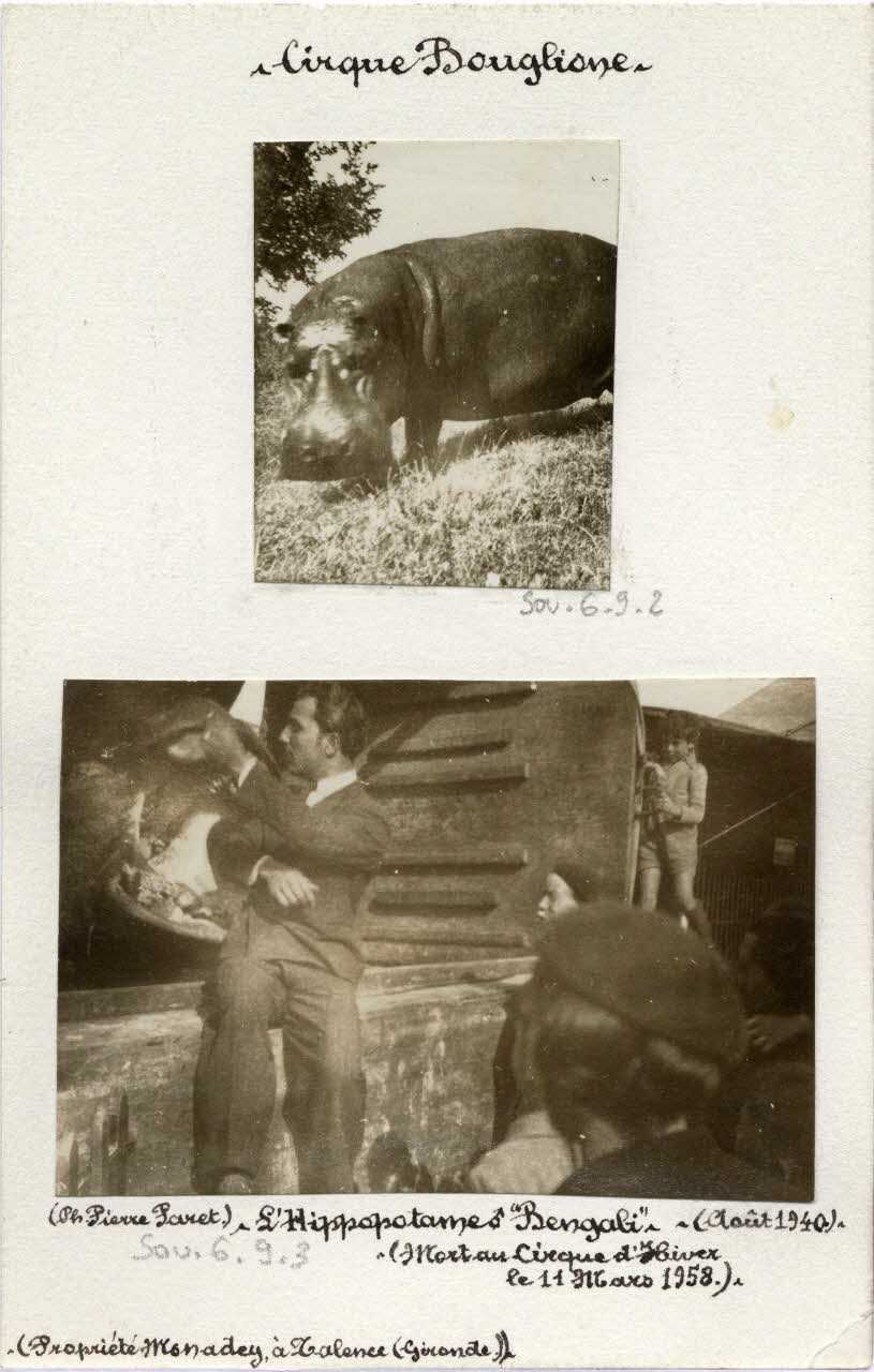 Pierre Paret photographie Album n°6 du fonds Soury Aquitaine, France 1940/08/01 Sou.6.9.3 Photo