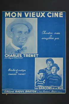Charles Trénet ; Les Garçons De La Rue; ; Raoul Breton chanson petit format Île-de-France, France 1951 1966.124.14  Photo Mucem